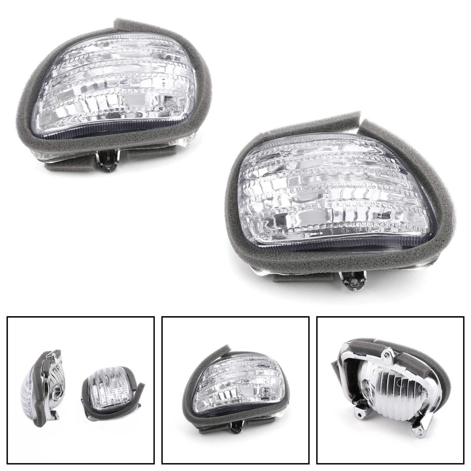 Front Turn Signals for Honda GL1800 Goldwing (2001–2010) Clear Lens