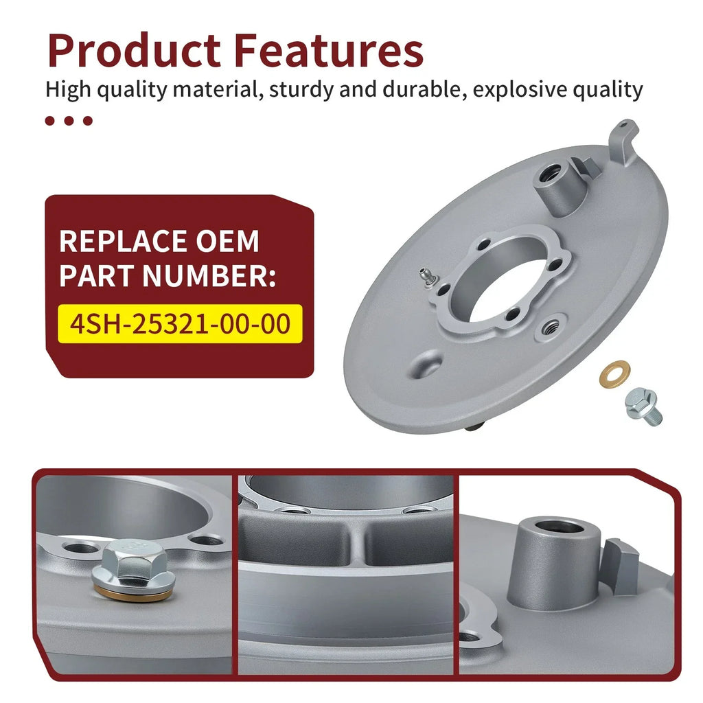 Rear Brake Drum Backing Plate for Yamaha Grizzly 600 4x4 YFM600FW (1998–2001)