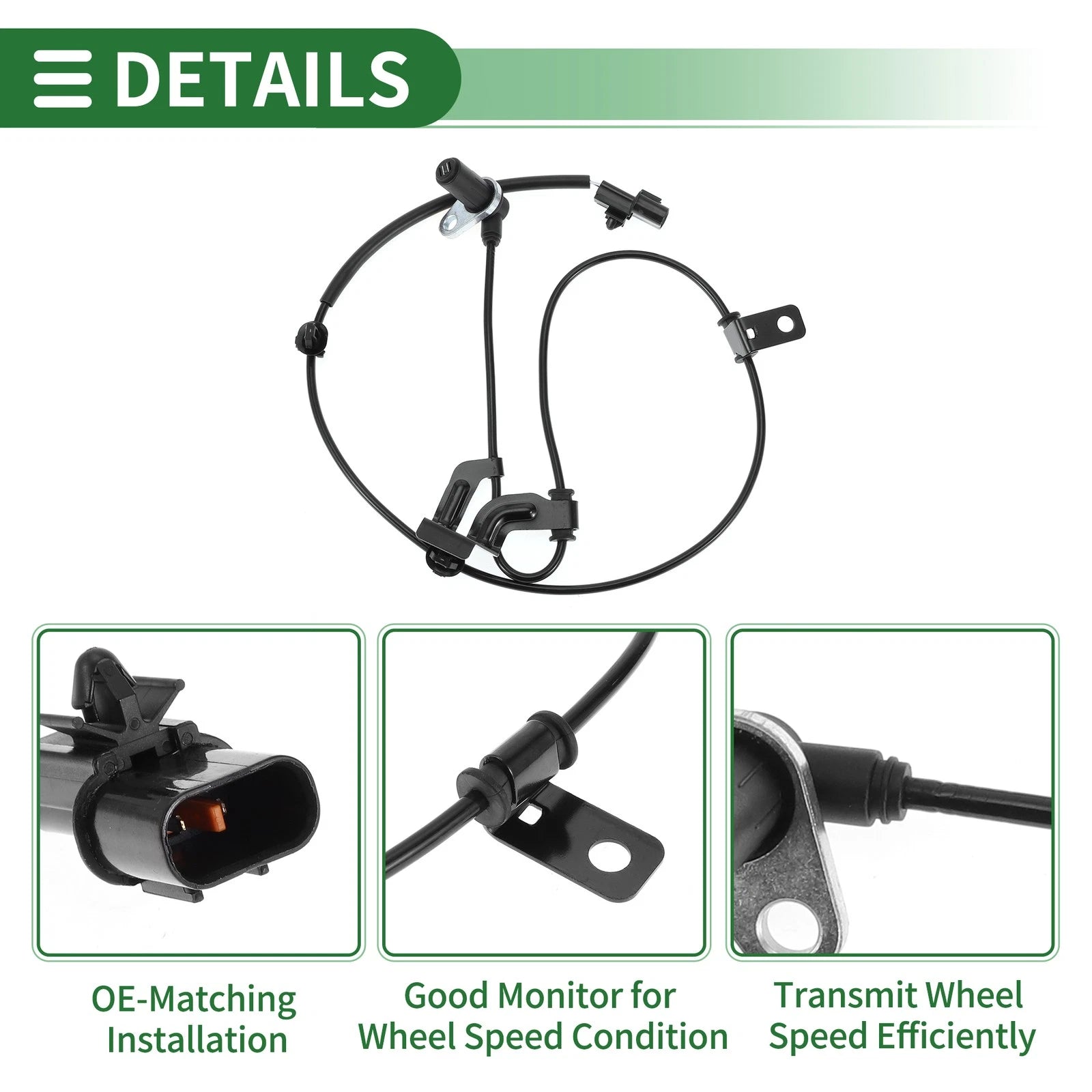 ABS Wheel Speed Sensor Kit No.4670A371 for Mitsubishi Galant (1994–2002)
