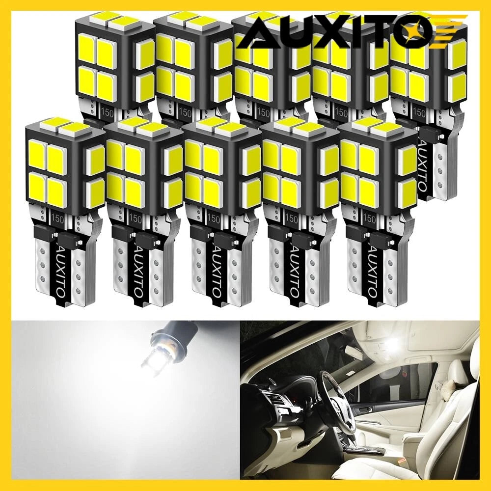 10PCS LED Dome/Side Marker/License Plate/Map Lights for Universal