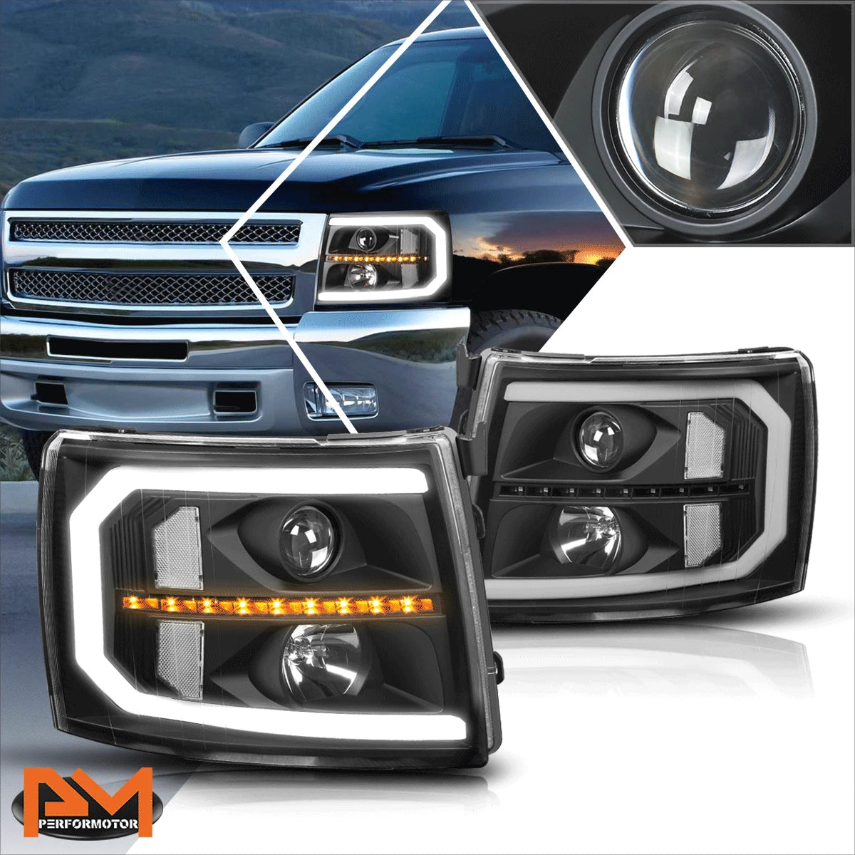 Power Heated Towing Mirrors for Chevy Silverado/GMC Sierra (1999–2002)