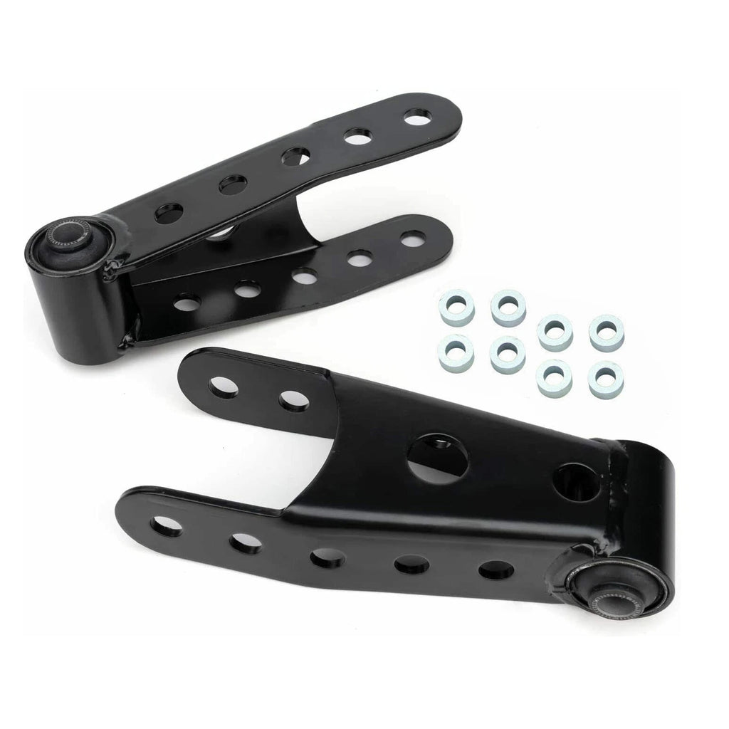 2"–3" Rear Lowering Drop Shackle Kit for Chevrolet Silverado 1500 (2007–2018)