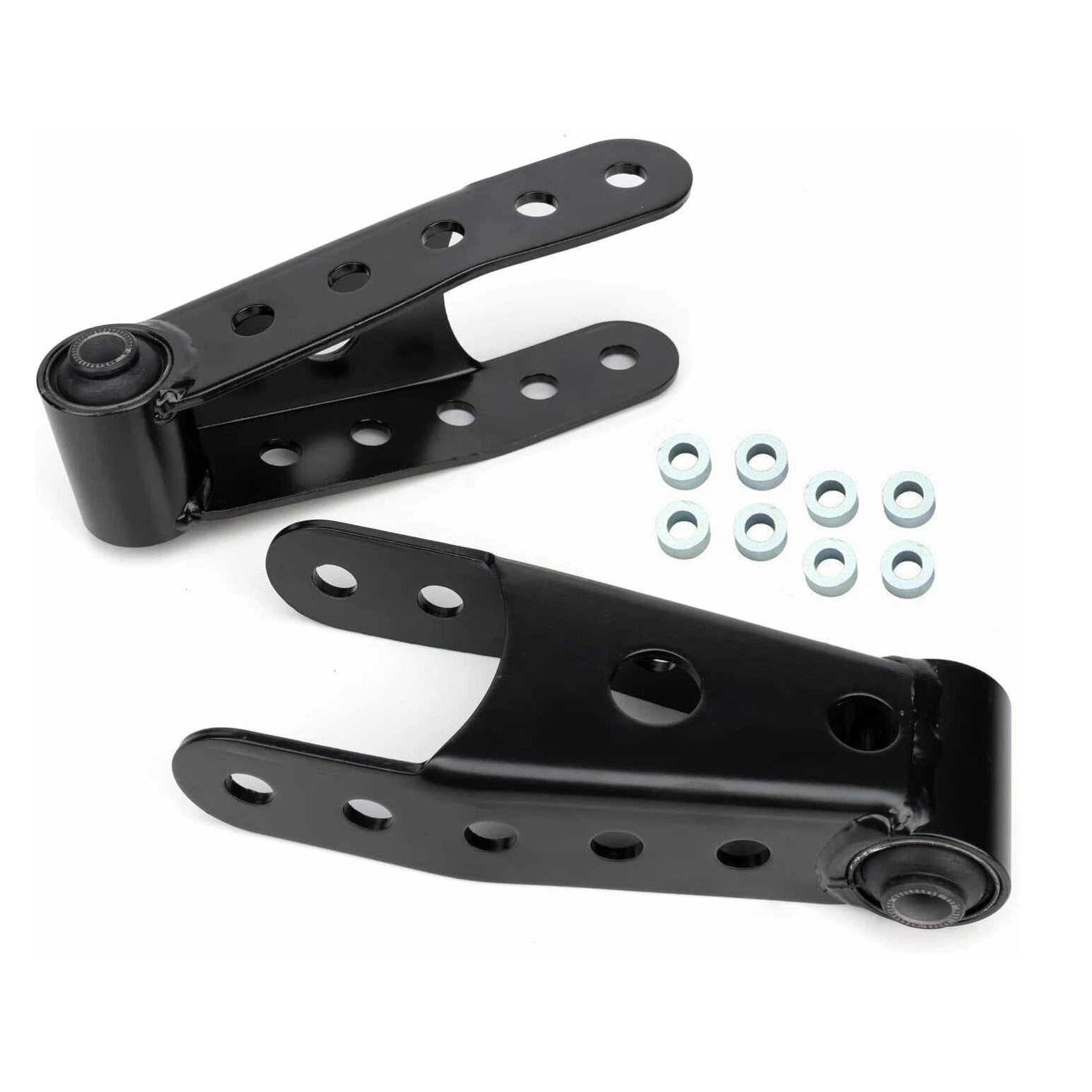 2"–3" Rear Lowering Drop Shackle Kit for Chevrolet Silverado 1500 (2007–2018)