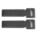 Upper Rear Tailgate Hinge Covers Black for Jeep Wrangler JK (2007-2018)