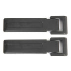 Upper Rear Tailgate Hinge Covers Black for Jeep Wrangler JK (2007-2018)