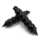 Black Bubble FootPeg Set for Harley Road King Sportster 883 1200