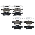 Set of 4 TRW Pro Ceramic Brake Pads for Durango Grand Cherokee (2011–2021)