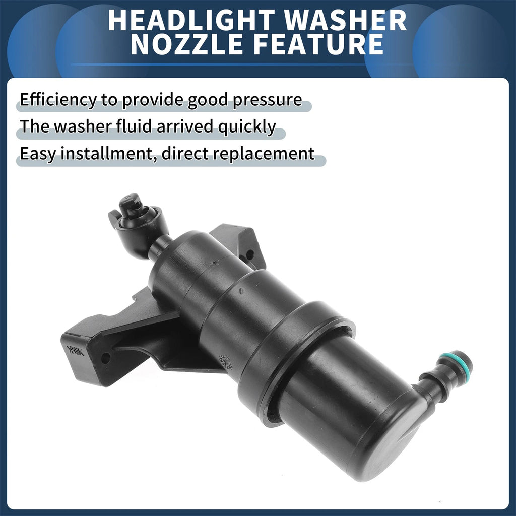 Front Driver Side Headlight Washer Nozzle for BMW 750i 760Li (2006–2015) No. 61677137401