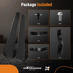 Nerf Bar Side Step Running Boards for Toyota Land Cruiser (2024–2025) Black Non-Slip