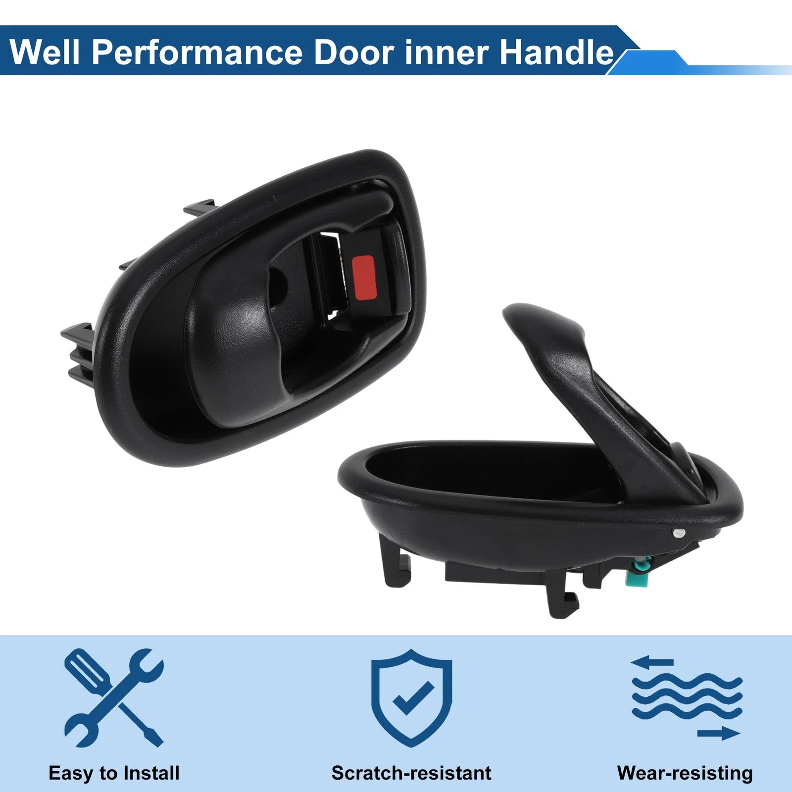 Interior Door Handle for Hyundai Elantra (1996–2000) No. 8261029000 Black