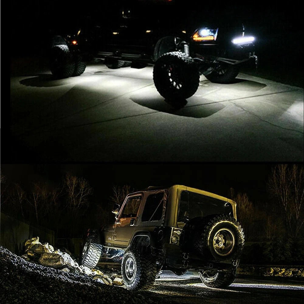 10X LED Rock Lights for Jeep (Offroad Truck UTV ATV)