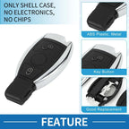 Keyless Entry Remote Key Shell Case for Mercedes-Benz A Class (2004-2010)