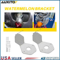 Pair of Watermelon Style Angled L-Bracket for Semi Tractor Mirror Turn Signals