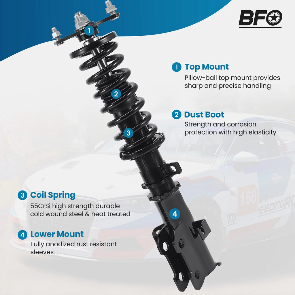 Coilovers Suspension Lowering Kit for Honda CR-V (2007-2011)