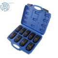 Set of 9 Deep Impact Socket Tools for Axle Hub Nut (29-38mm)