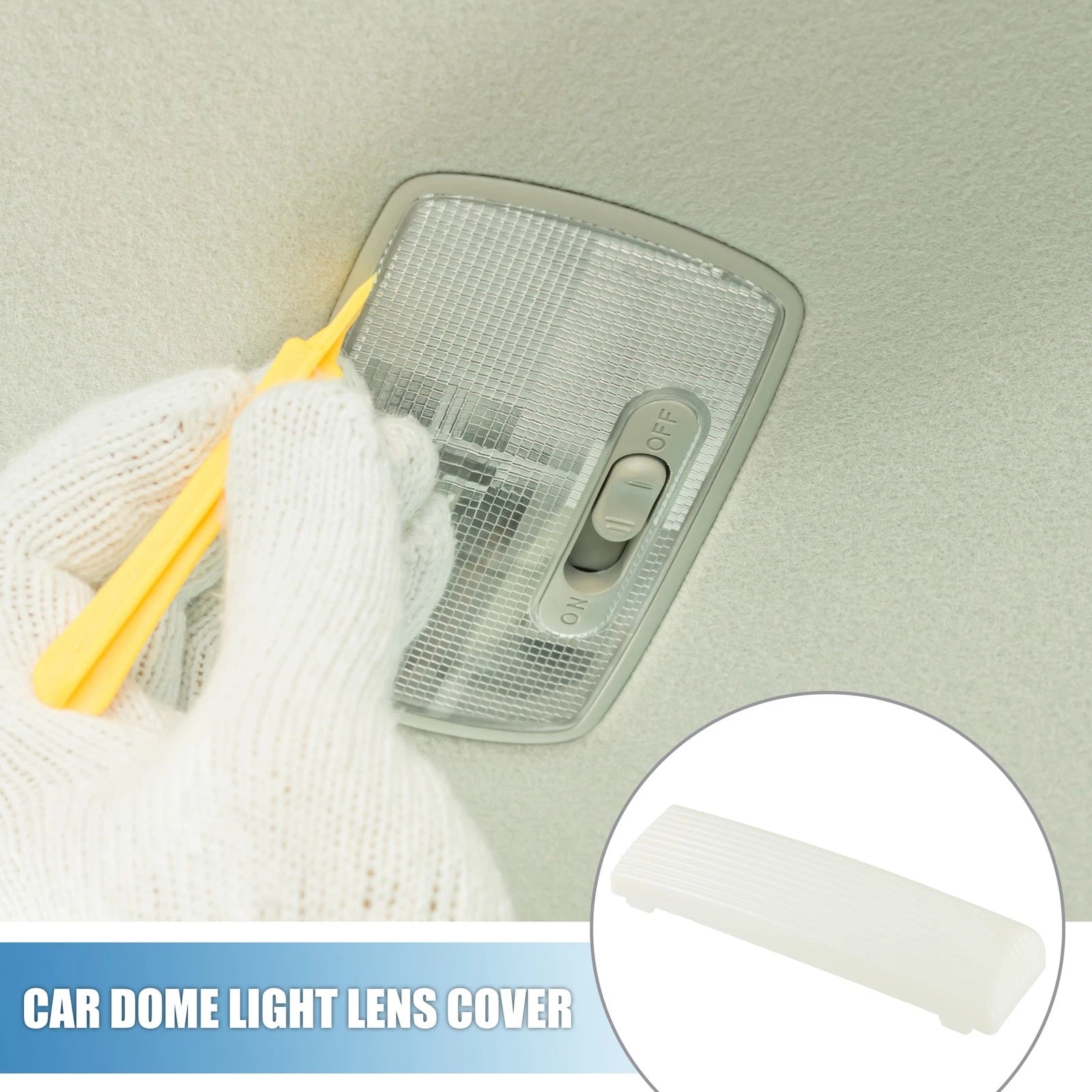 Dome Lamp Lens for Chevy Impala (1959–1964) White