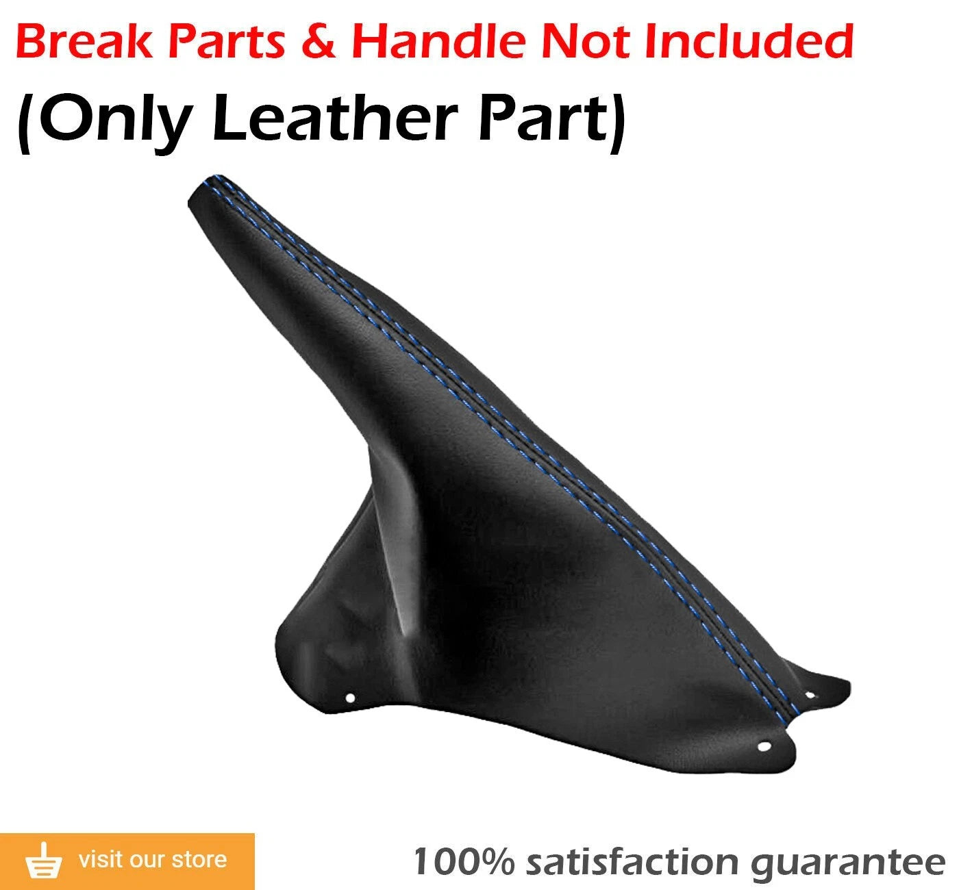 Manual & E Brake Boot Set for Ford Mustang (1994–2004) Blue Stitch
