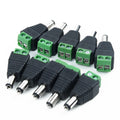 20pcs DC Female Male Power Jack Connectors for CCTV Systems