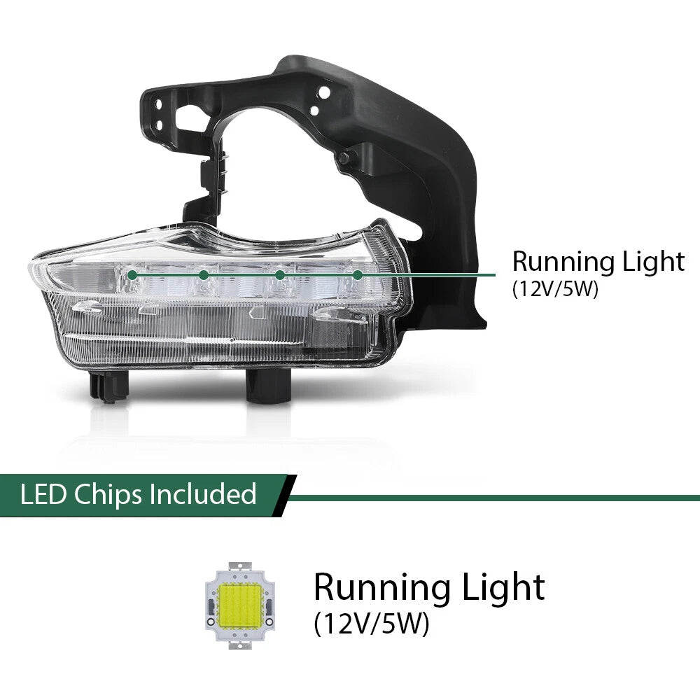 LED DRL Daytime Running Lights for Toyota Highlander (2014–2016)