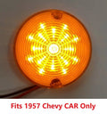 Amber LED Parking Light Lens Turn Signal for 1957 Chevy (1957–1957)