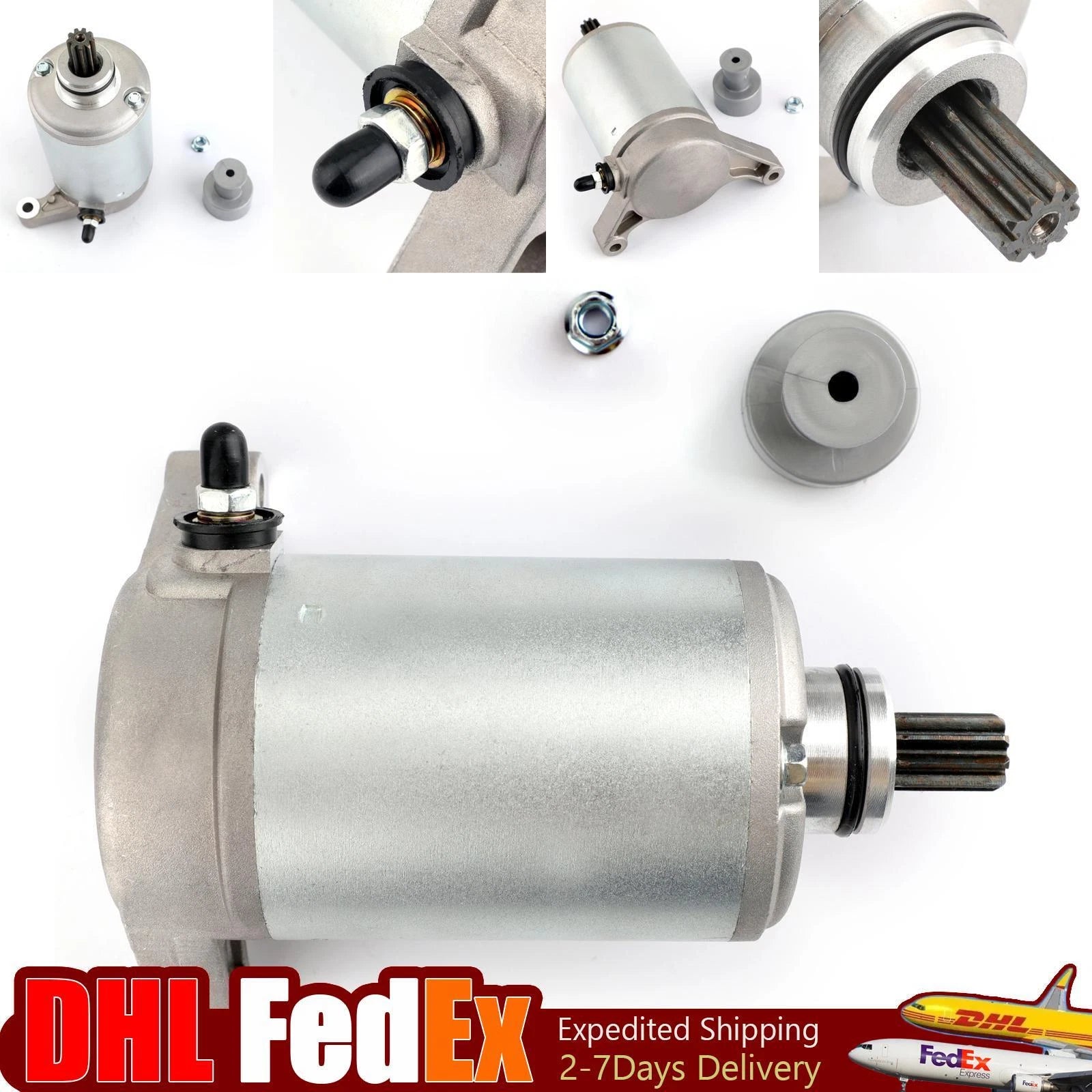 Electric Starter Motor for Yamaha Big Bear 350 4WD YFM350R Raptor Moto-4 (1987–2006)