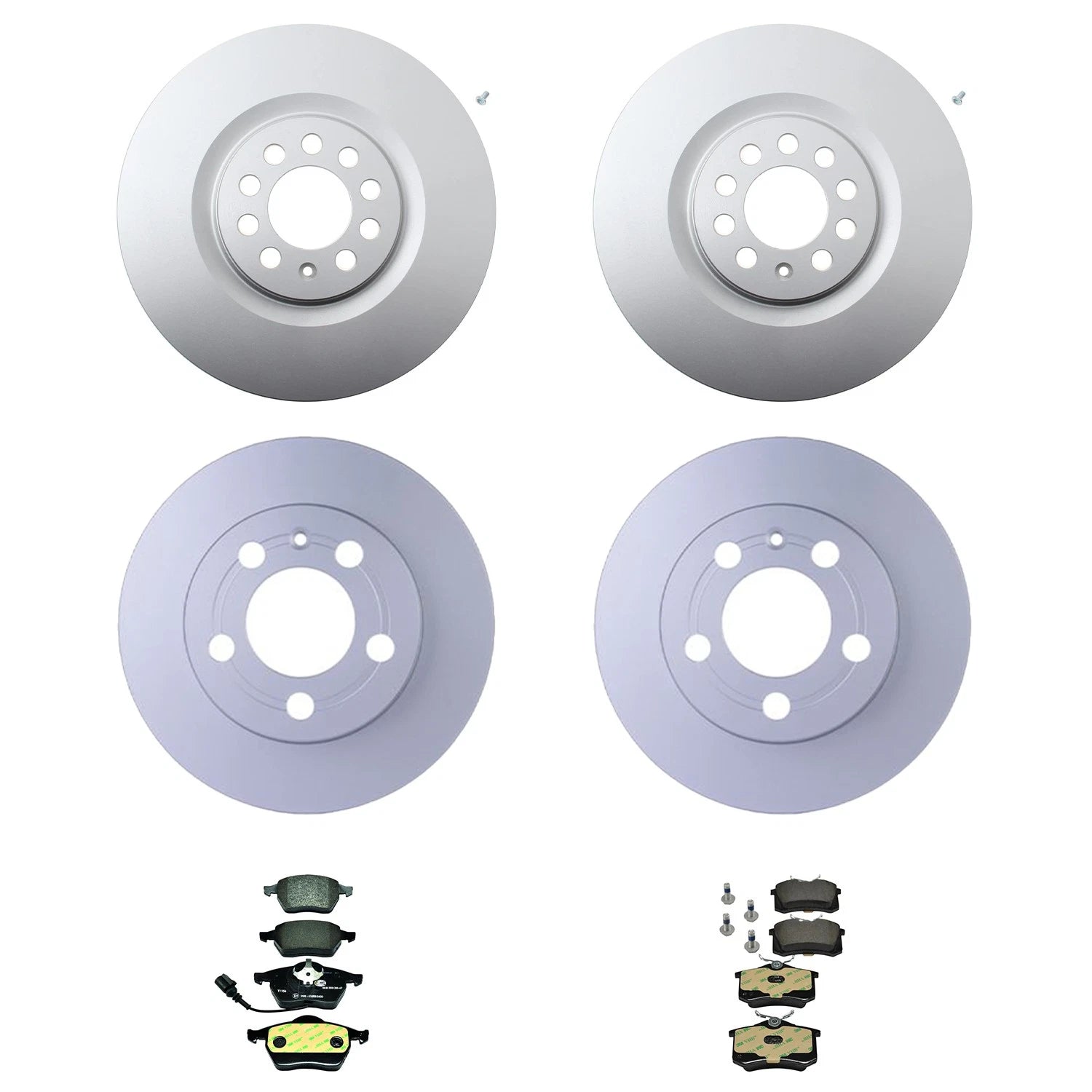 Hella Disc Brake Pad Kit for Audi TT Quattro (2000–2006) 312mm/239mm