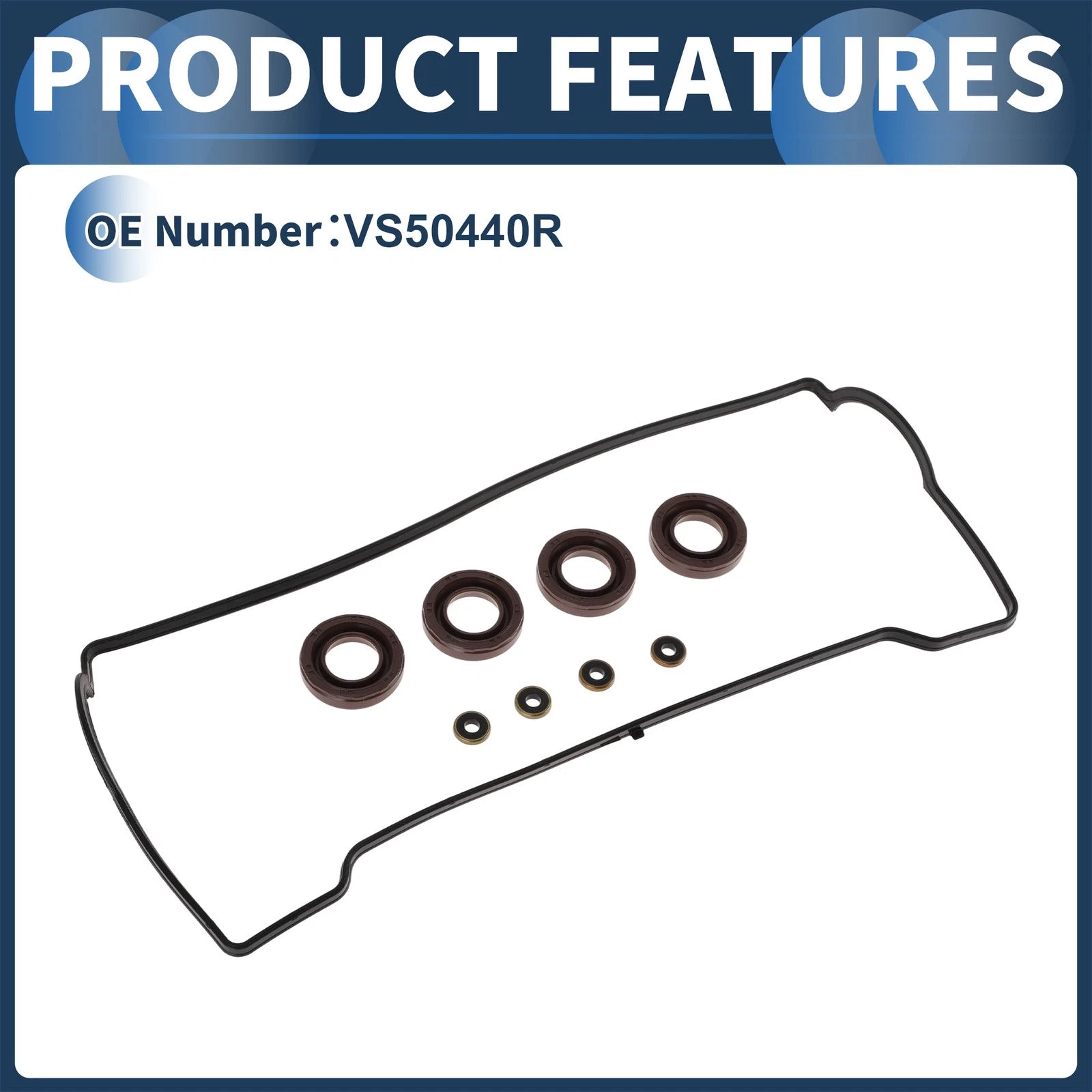 Valve Cover Gasket Set for Toyota Corolla (1993–1997) VS50440R