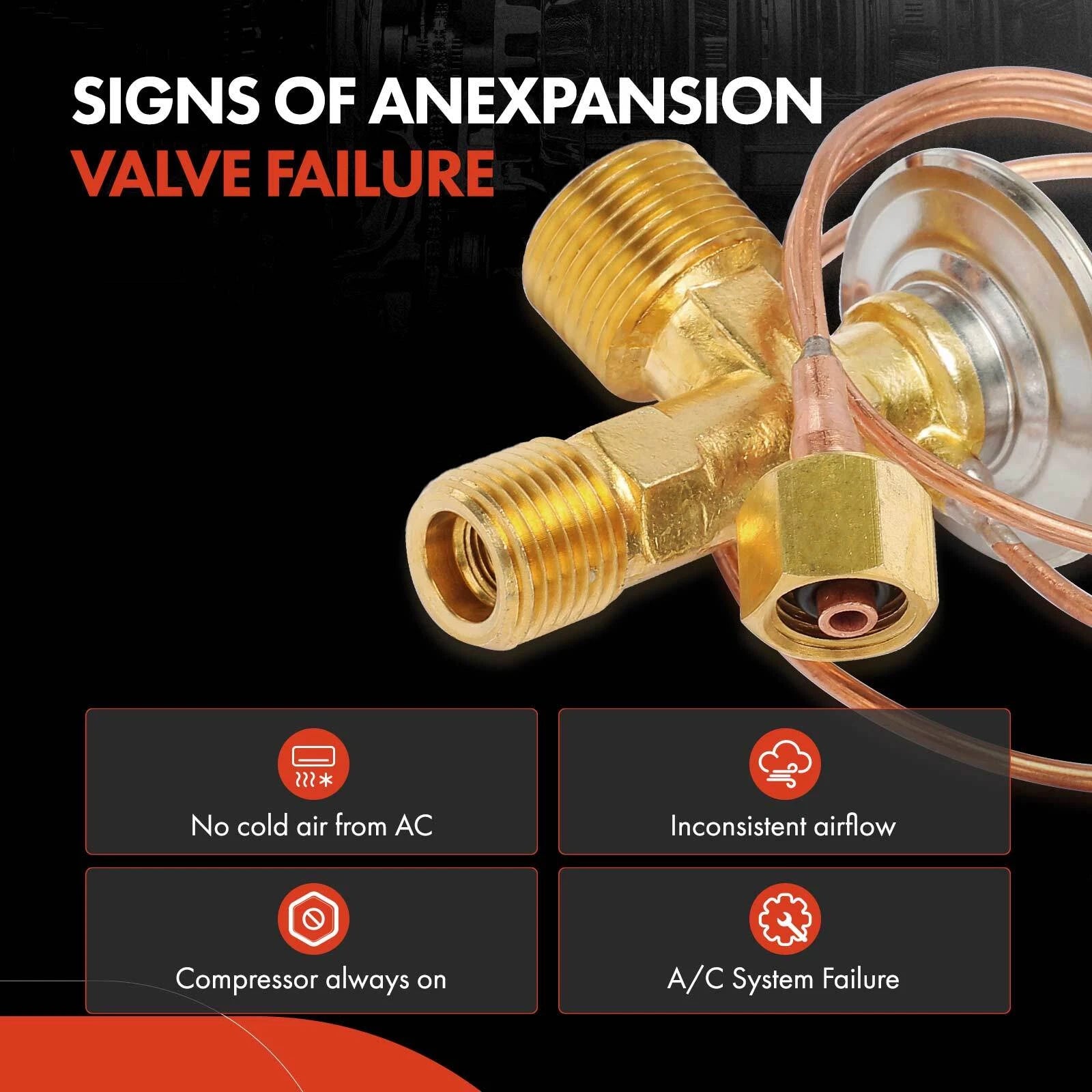 A/C Expansion Valve for Ford Aspire (1994-1997)