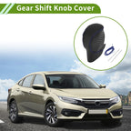 Gear Shift Knob Cover for Honda Civic (2022–2024) Black Carbon Fiber Blue