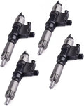 Set of 4 Diesel Fuel Injectors 095000-5001 8973060712 for Isuzu 4HJ1 6HJ1