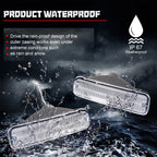 Set of 2 Chrome Front Bumper Turn Signal Lamps for Toyota Tacoma