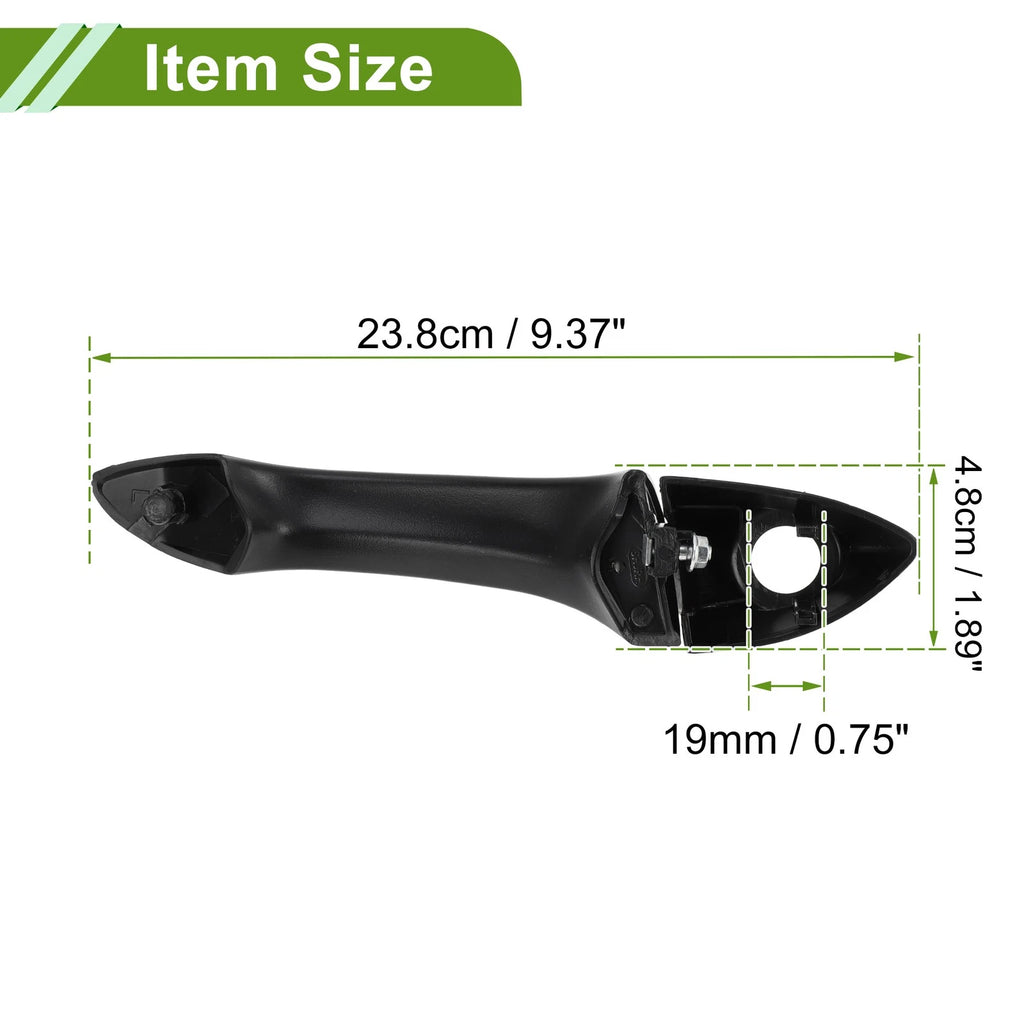 Exterior Door Handle for BMW X5 E53 (2000–2006) 51218243617 Black Front Left