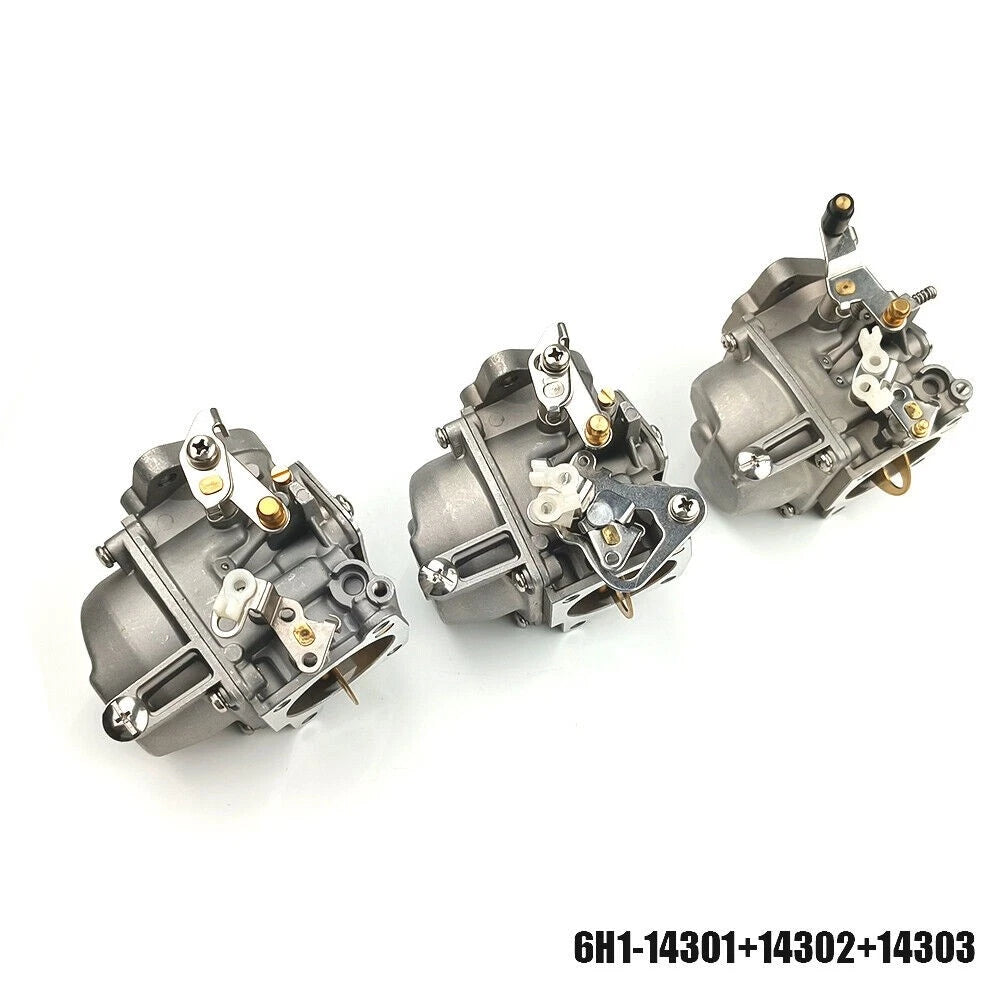 Set of 3 Carburetor Assy for Yamaha Outboard Motor 90HP (90TLR)