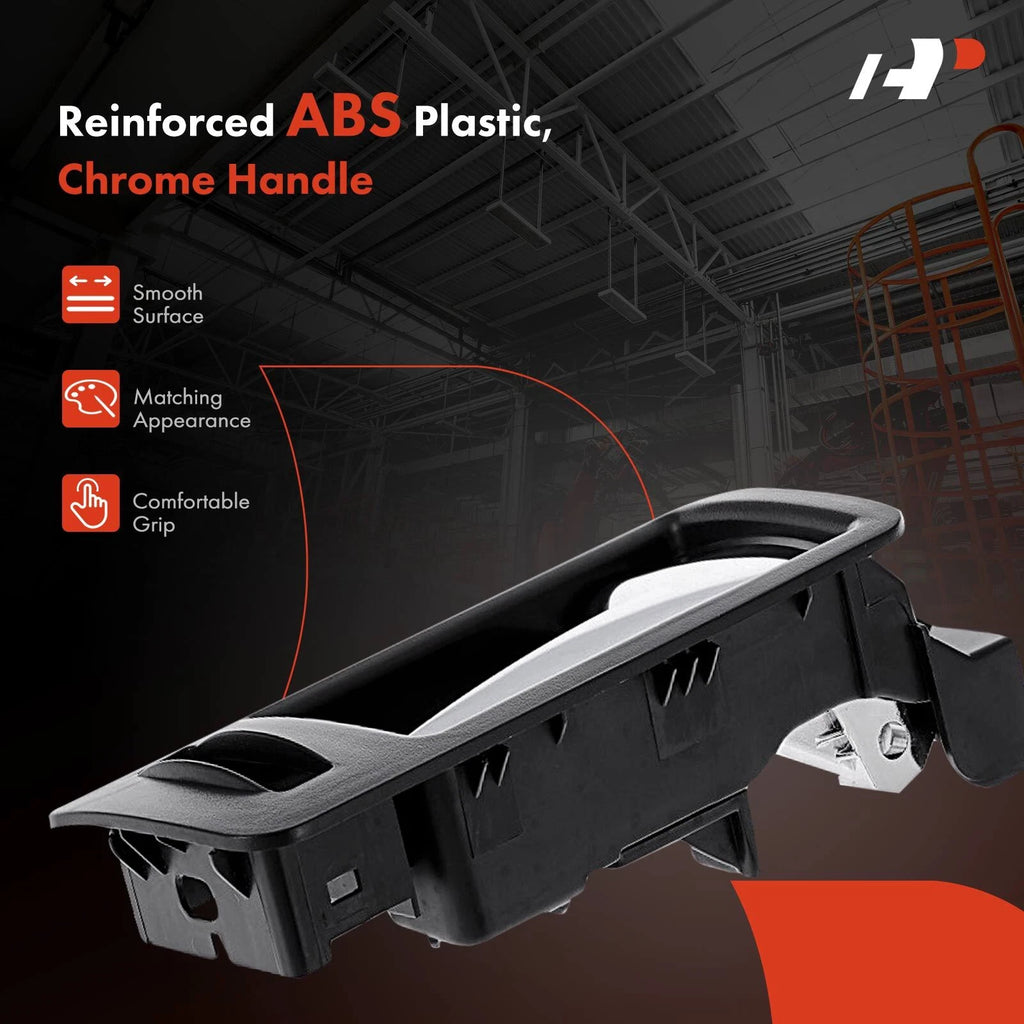 Front Right Interior Door Handle for Ford Mustang (2006-2014) Black Chrome
