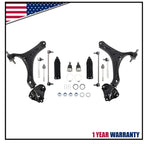 Set of 2 Front Lower Control Arms Sway Bars Tie Rods for Honda Accord Acura TLX (2013–2017)