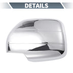 Pair Chrome Plated Rearview Mirror Cap Overlay for Lexus Land Cruiser 