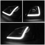 LED Projector Headlight Lamps for Honda Civic Coupe/Sedan (2001–2003)