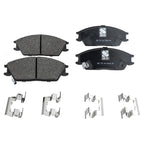 Front Brake Disc Rotors and Pads Kit for Hyundai Accent (2003–2005)