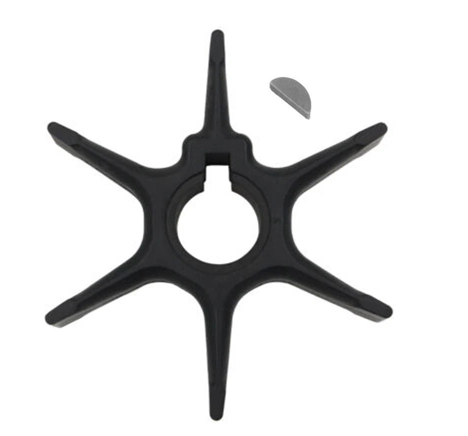 Water Pump Impeller with Key for Suzuki 9.9 14 16 25 28 HP (2-Stroke) 17461-93004