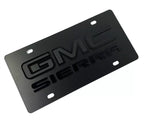 GMC Sierra Emblem Premium Full Black 3D Logo for License Plate (2014–2023)