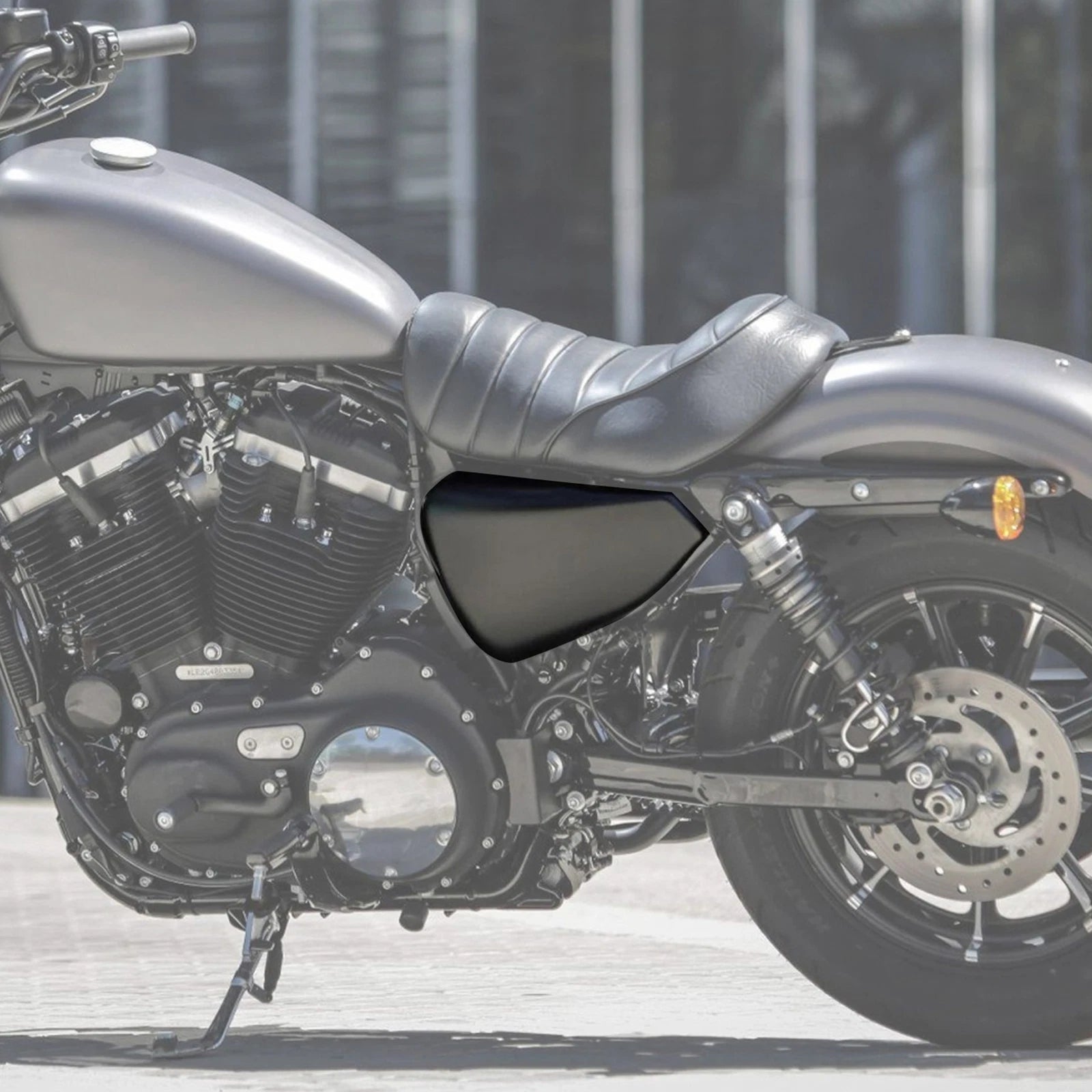 Matte Black Left Battery Fairing Cover for Harley Sportster XL883 XL1200 (2014–2022)