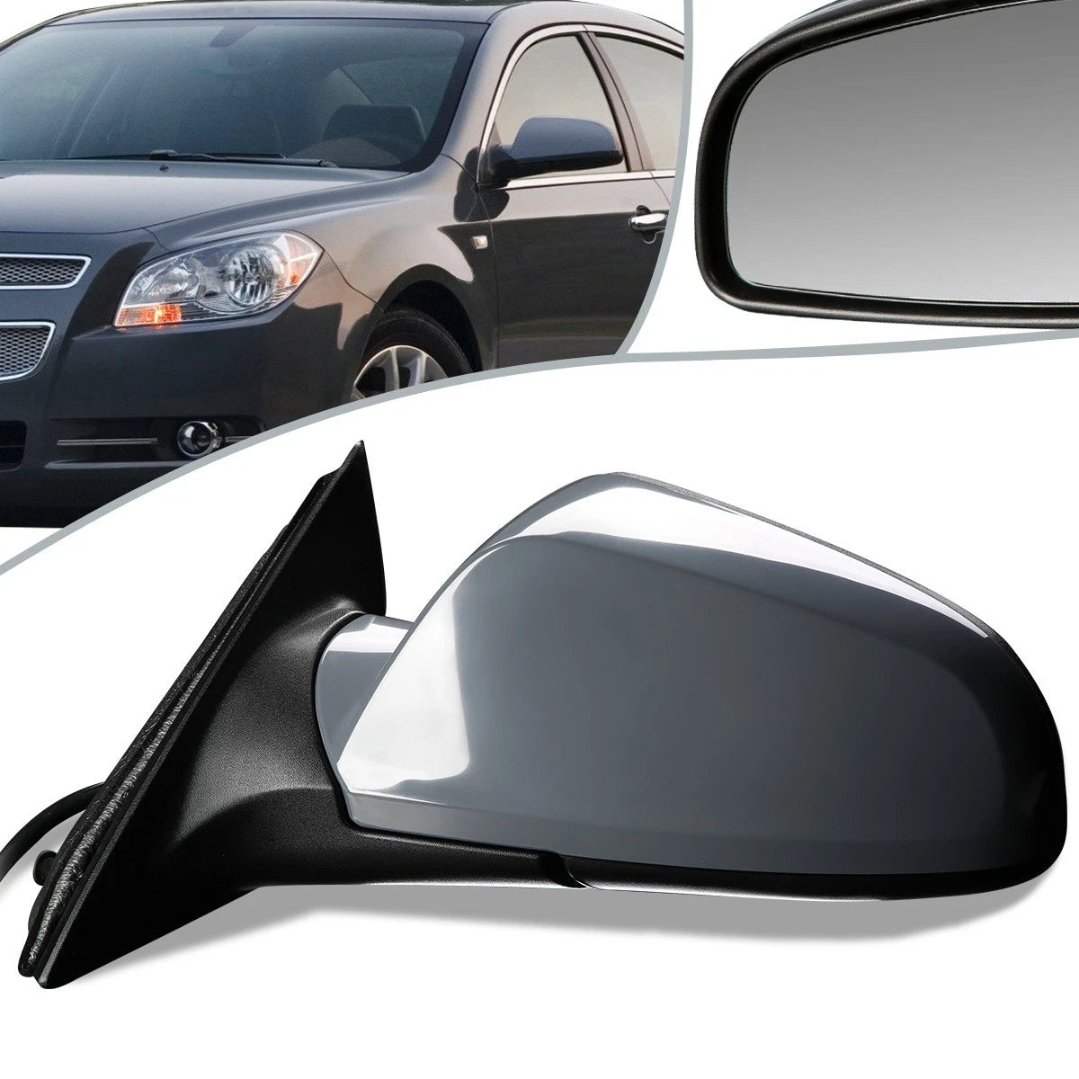 Powered Heated Side Door Mirror for Saturn Aura (2007–2009) GM1320319