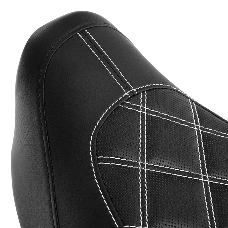 Driver Passenger Seat for Harley Dyna Low Rider Street Bob Super Wide Glide (2006–2017)