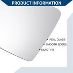 Heated Left Side Mirror Glass for Volkswagen Golf Sportsvan (2014–2020)