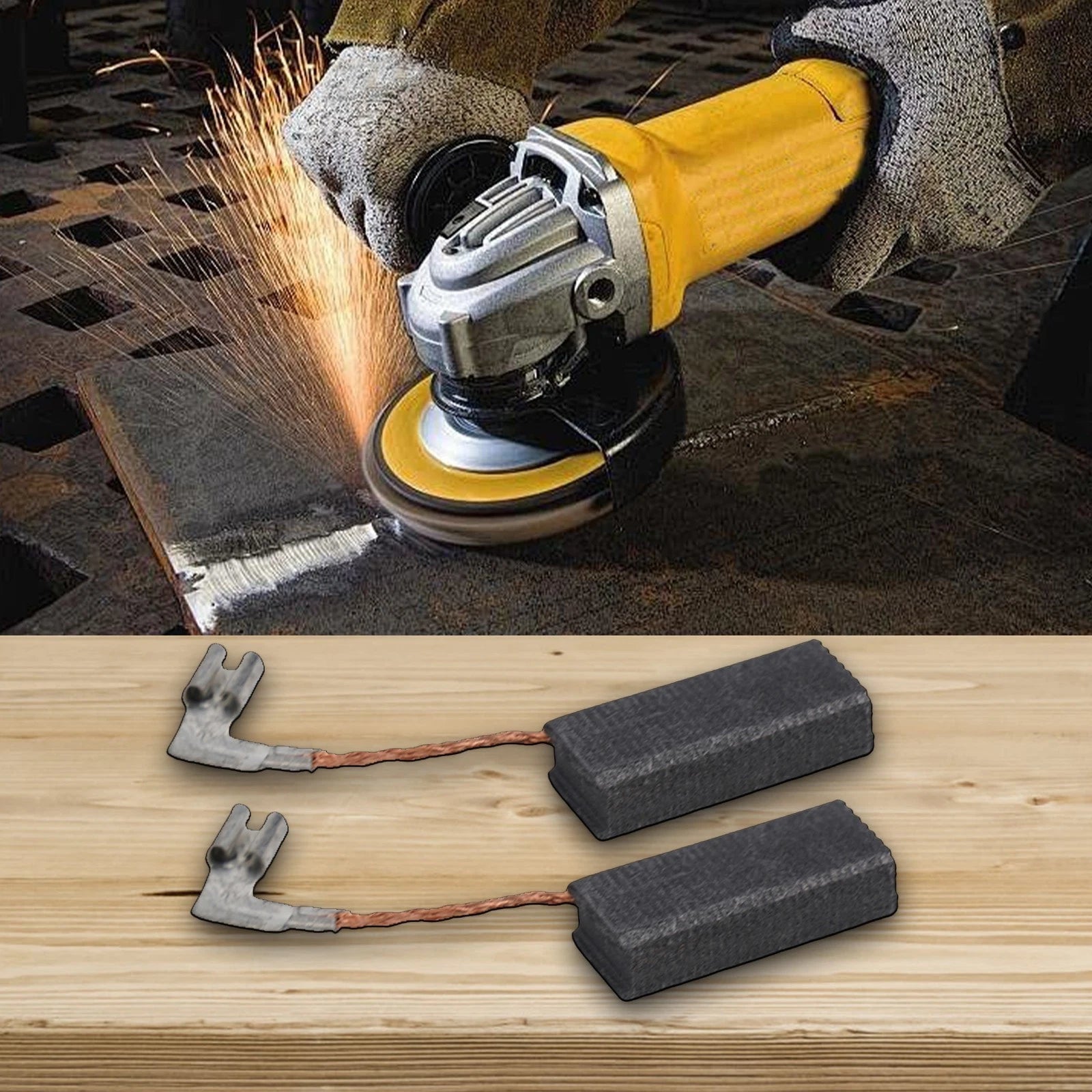 Carbon Brushes Set of 2 for 11250VSR 11253VSR (Part No. 1617000525)