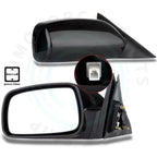 Power Driver Side Mirror for Toyota Camry (2007–2011) Textured Black