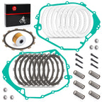Clutch Friction Plates Gaskets Oil Filter Kit for Polaris Predator 500 (2003–2007)