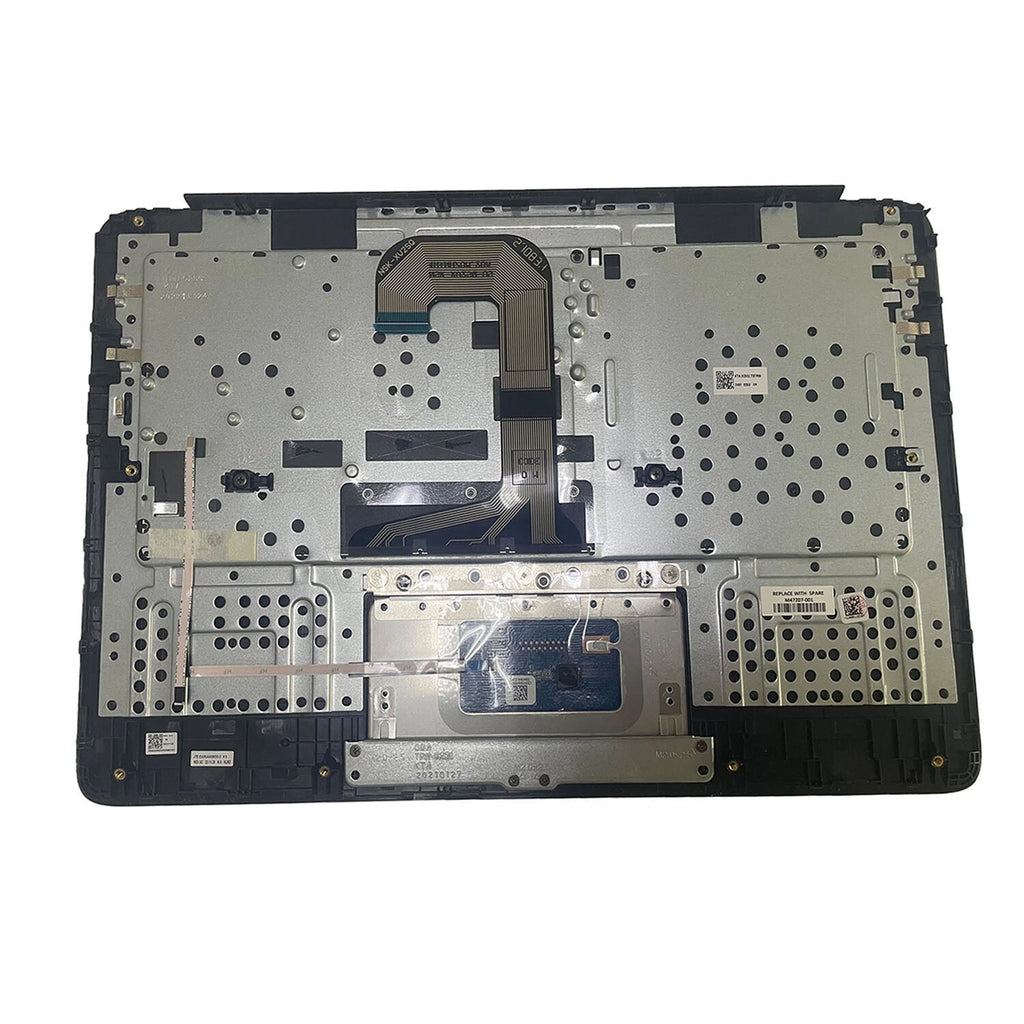 Palmrest with Non-Backlit Keyboard Touchpad for HP Chromebook 14 G7 (2019–2020) M47207-001