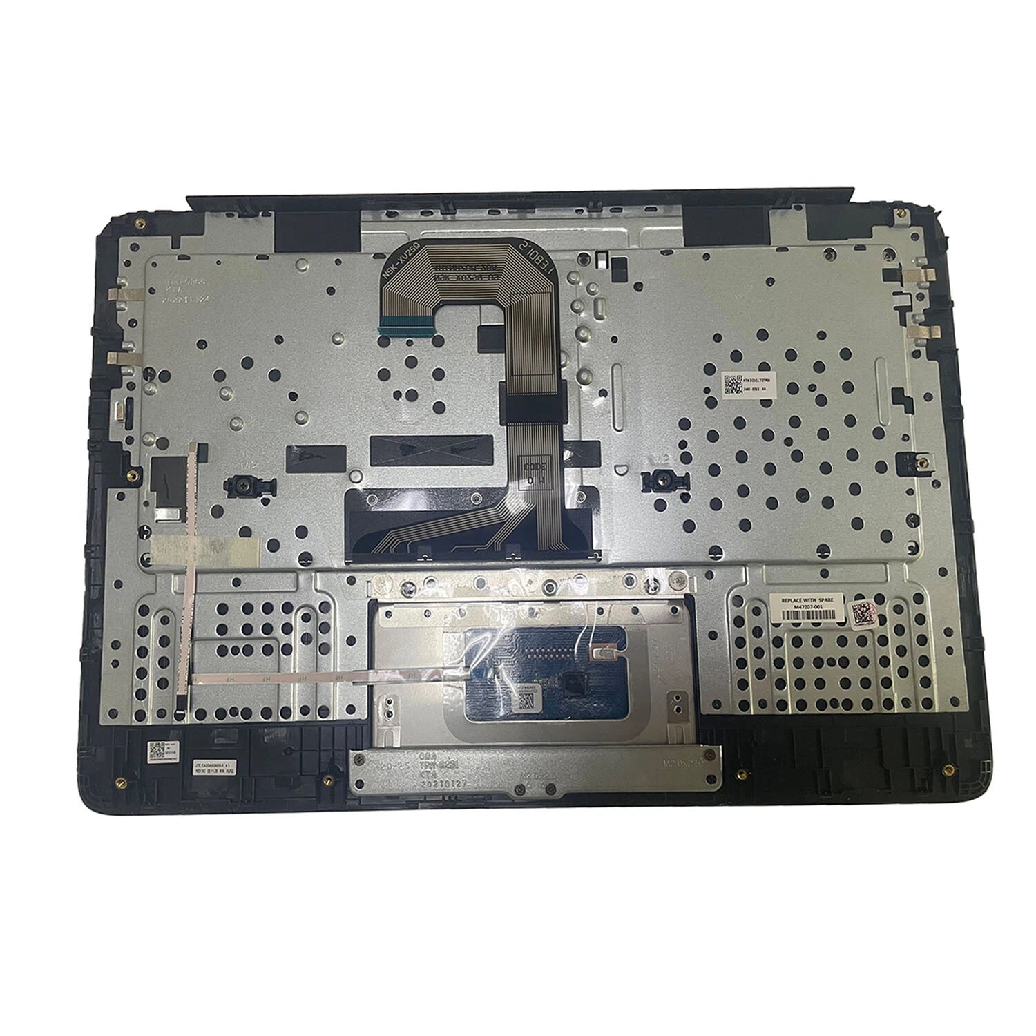 Palmrest with Non-Backlit Keyboard Touchpad for HP Chromebook 14 G7 (2019–2020) M47207-001