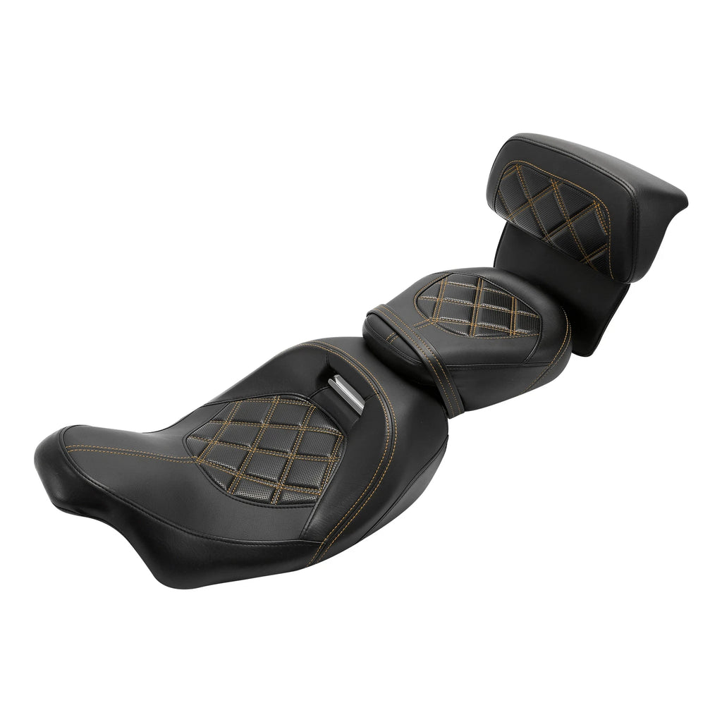 Driver Passenger Seats Backrest for Harley Touring Street Road Glide (2014–2023)